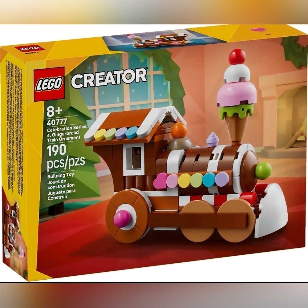 LEGO 40777 Creator Celebration Series: Gingerbread Train Ornament Christmas Toy